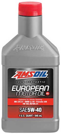 AMSOIL SAE 5W-40 MS Synthetic European Motor Oil