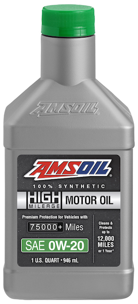 AMSOIL 0W-20 100% Synthetic High-Mileage Motor Oil